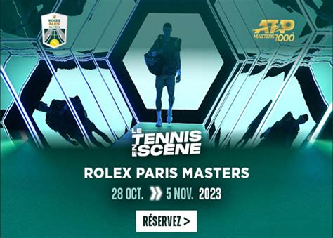 billeterie rolex master paris|Rolex Paris masters schedule.